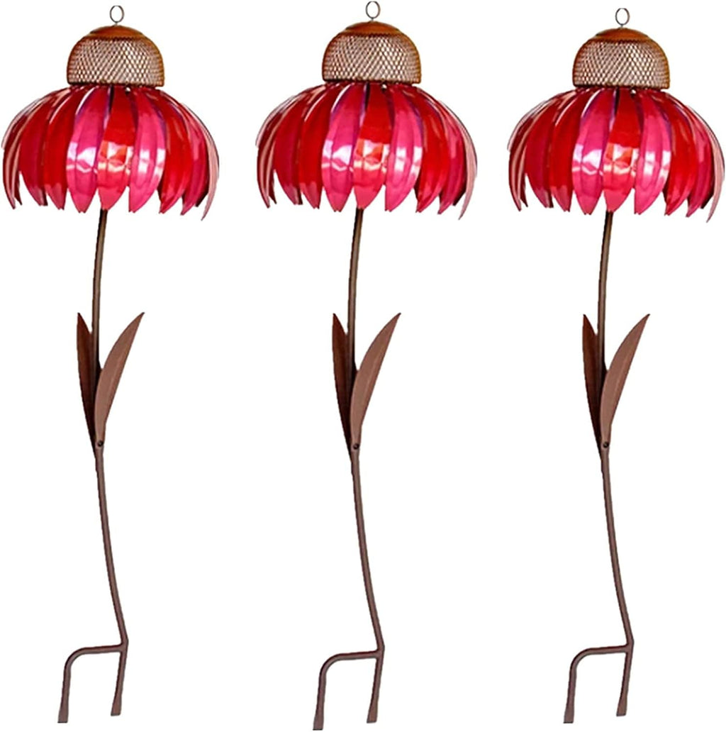 SUENTA Vogelfutter Station Blumen Design Gartendeko Vogelhaus