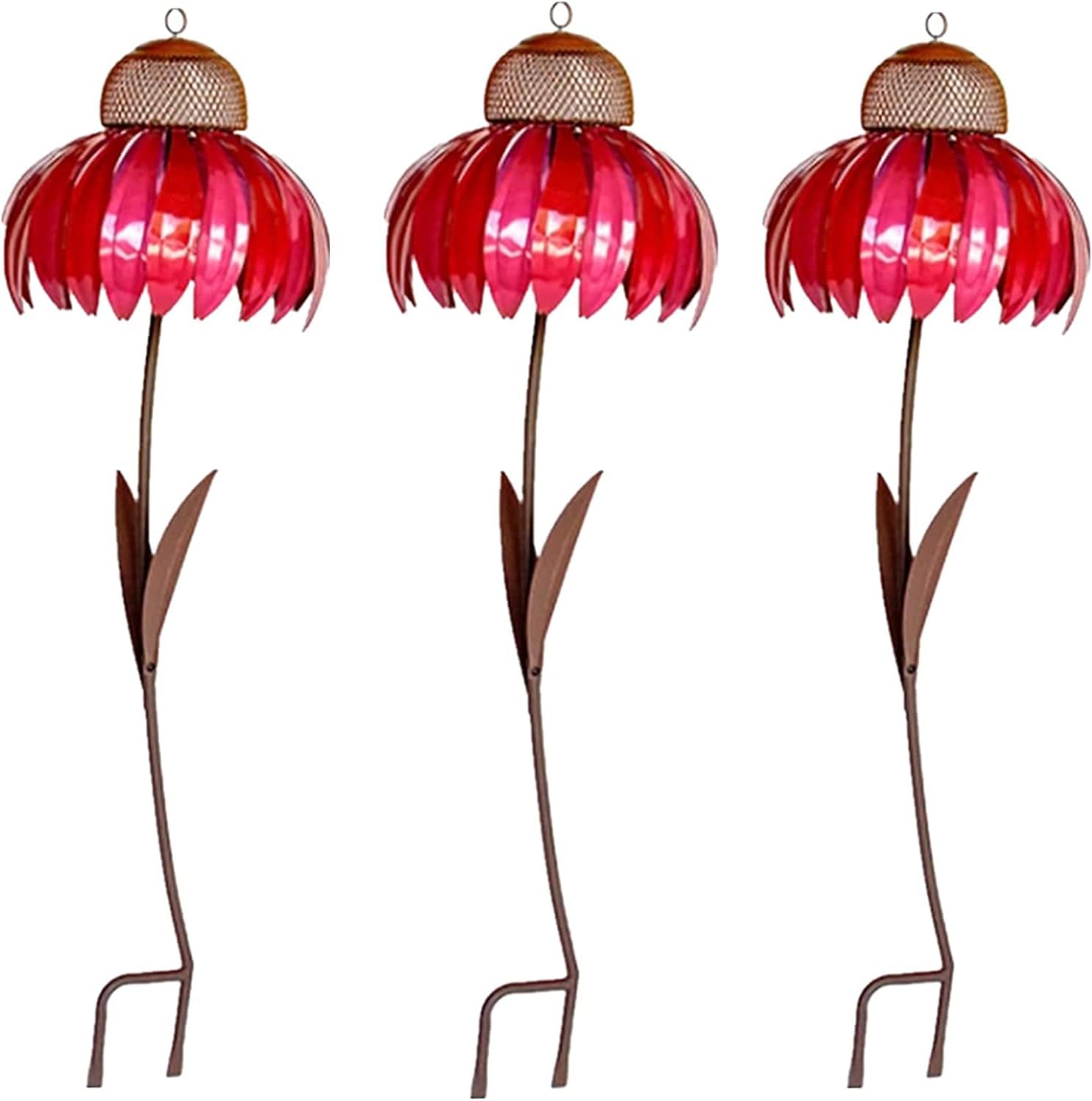 SUENTA Vogelfutter Station Blumen Design Gartendeko Vogelhaus