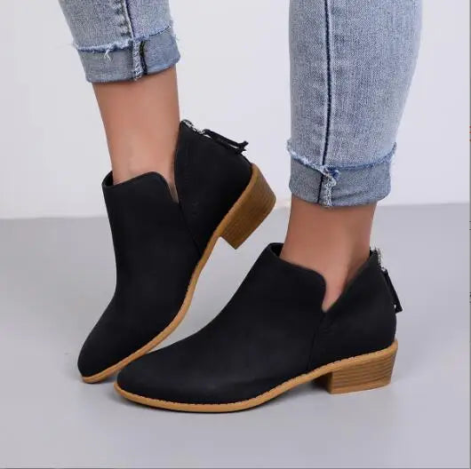 SUENTA Circoloco Damen Stiefelette - Handgefertigt mit klassischer Eleganz Schwarz