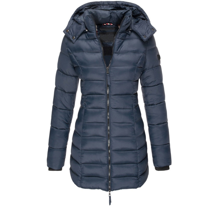 Tasana - Die beste und gemütlichste Winterjacke mit Kapuze und Reißverschluss