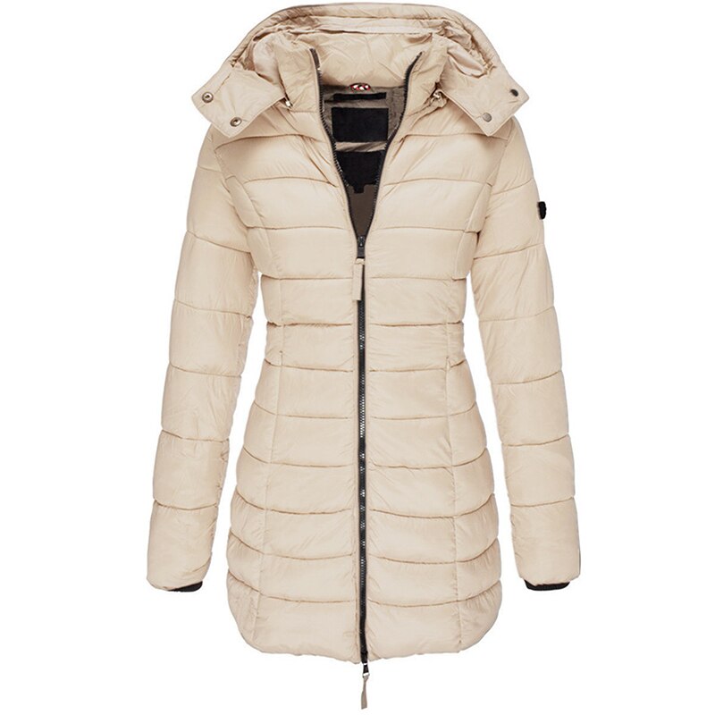 Tasana - Die beste und gemütlichste Winterjacke mit Kapuze und Reißverschluss