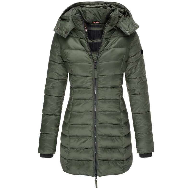 Tasana - Die beste und gemütlichste Winterjacke mit Kapuze und Reißverschluss