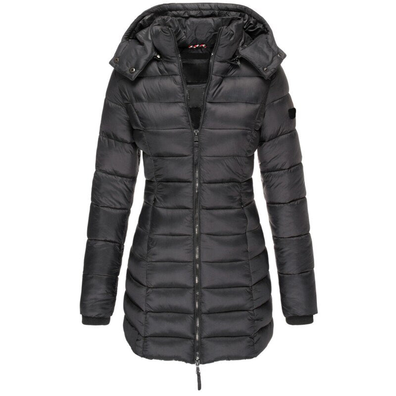 Tasana - Die beste und gemütlichste Winterjacke mit Kapuze und Reißverschluss