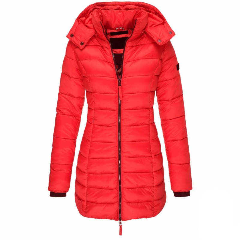 Tasana - Die beste und gemütlichste Winterjacke mit Kapuze und Reißverschluss