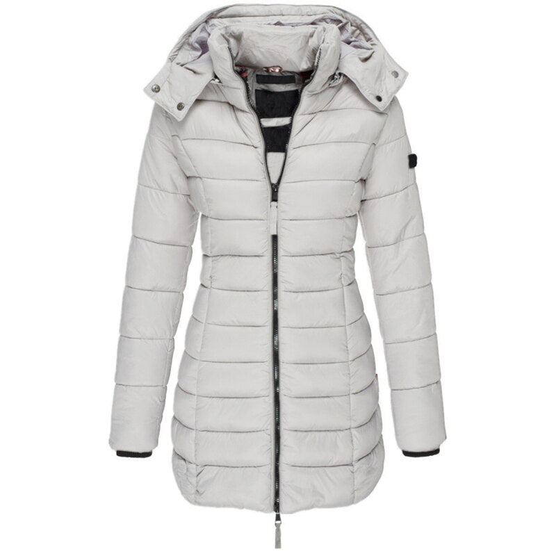 Tasana - Die beste und gemütlichste Winterjacke mit Kapuze und Reißverschluss