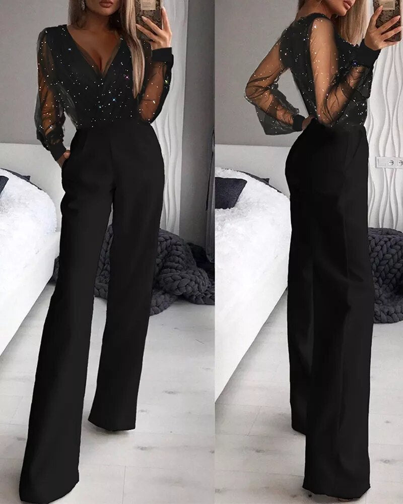 Admire - Lässige einfarbige reguläre Jumpsuits