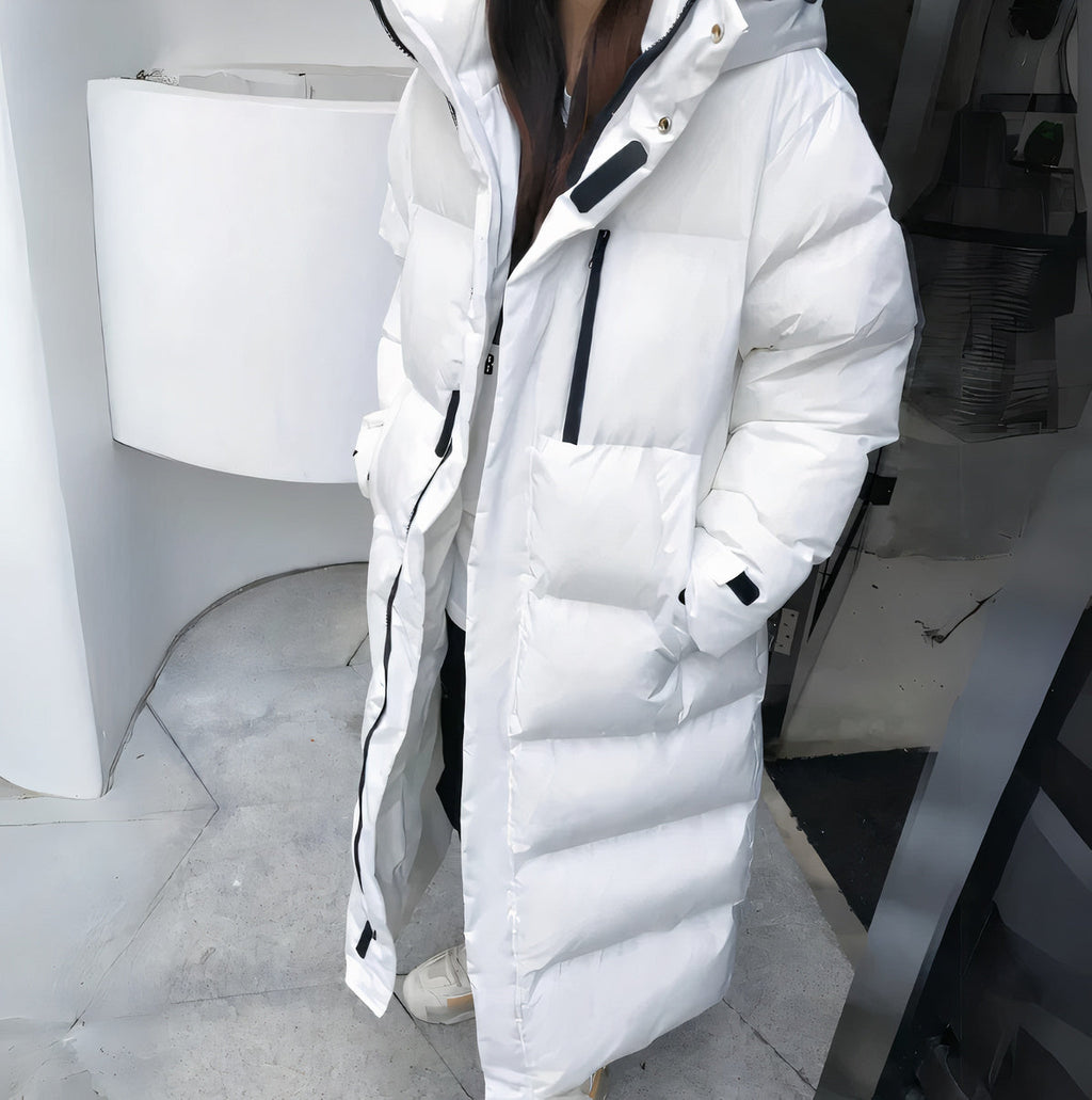 Manda - Wasser- und winddichte lange Jacke