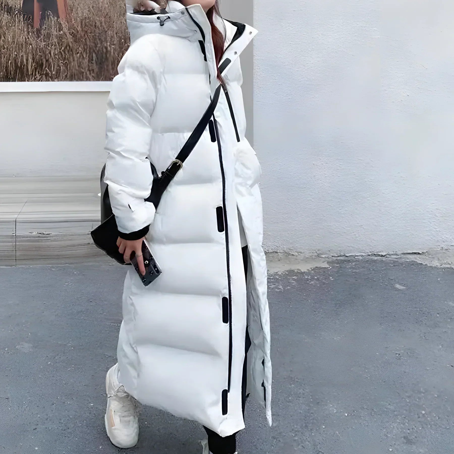 Manda - Wasser- und winddichte lange Jacke
