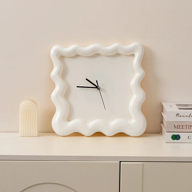 SUENTA Wanduhr ABS Kunststoff 30x30x2,5 Cm Minimalistisches Design