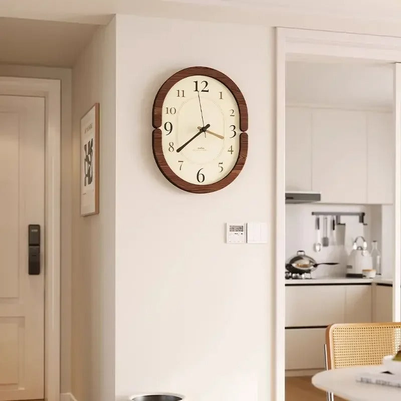SUENTA Wanduhr Timber Minimalistisches Und Zeitloses Design