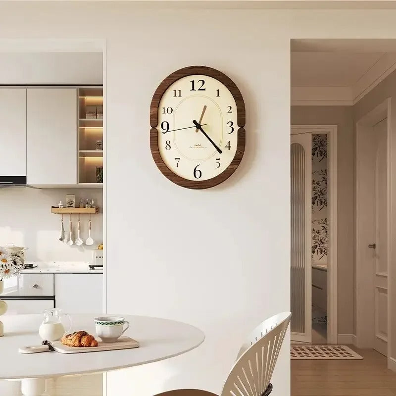 SUENTA Wanduhr Timber Minimalistisches Und Zeitloses Design