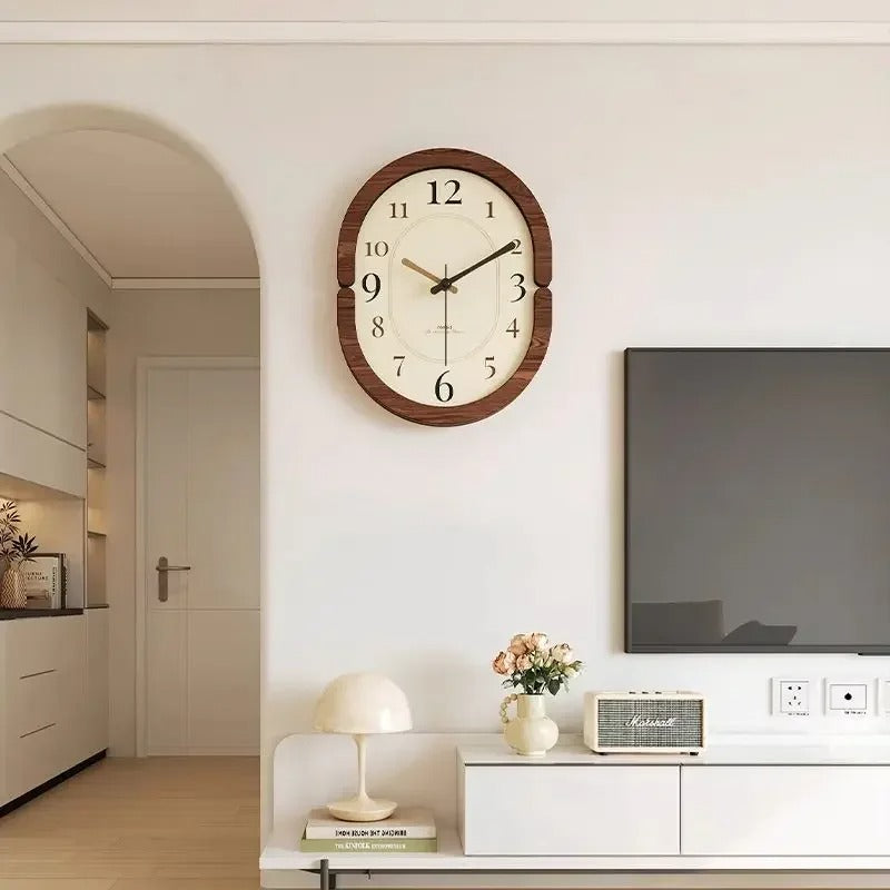 SUENTA Wanduhr Timber Minimalistisches Und Zeitloses Design