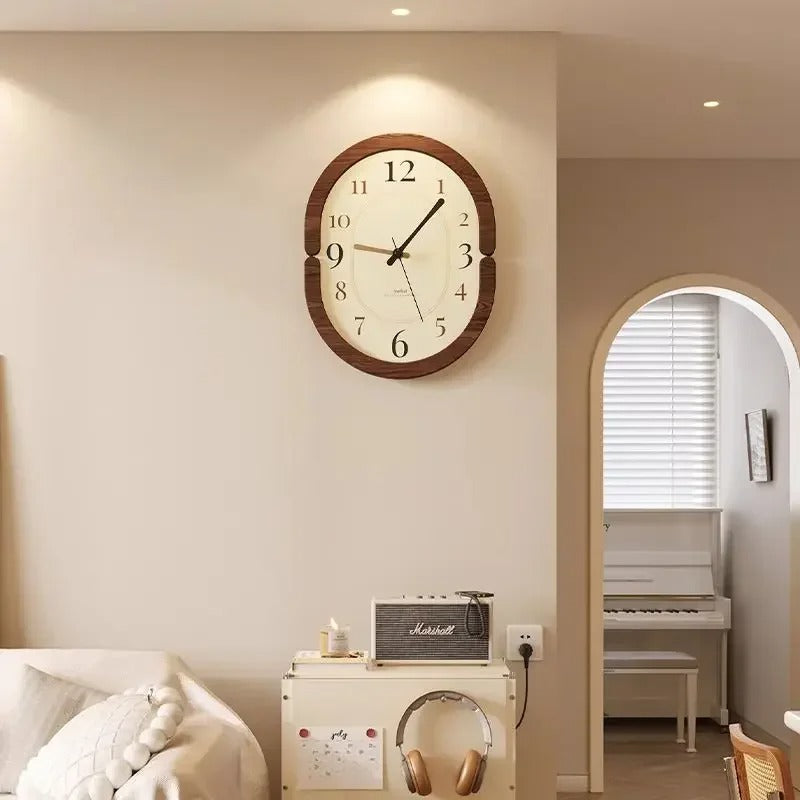 SUENTA Wanduhr Timber Minimalistisches Und Zeitloses Design