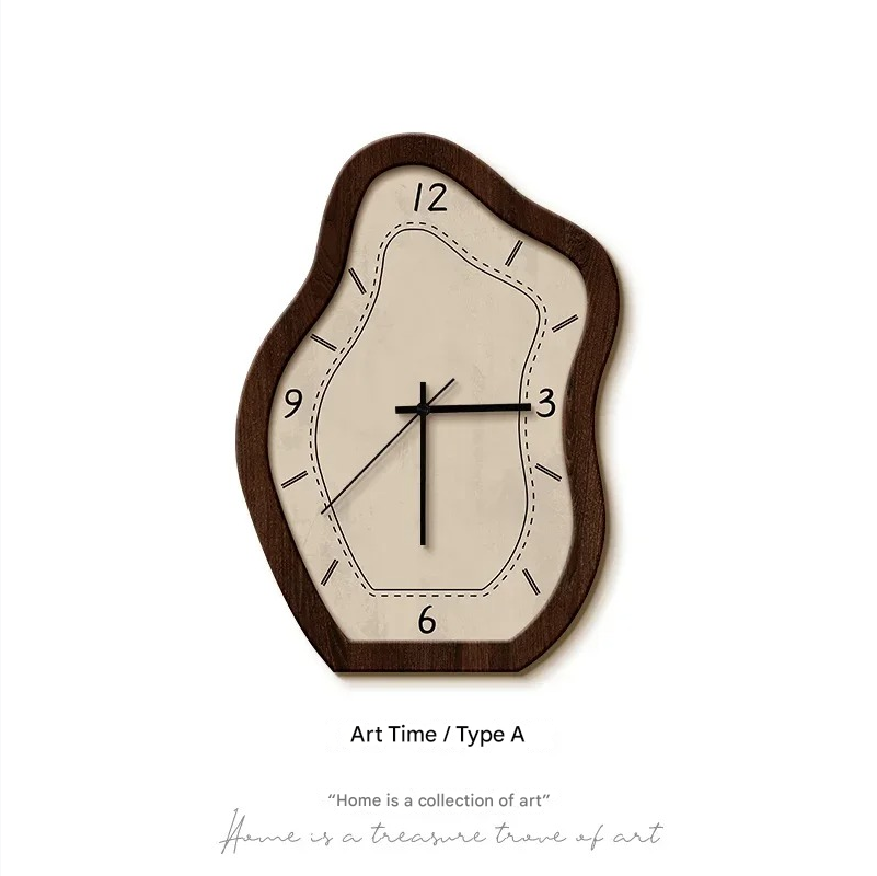 SUENTA Wanduhr das Geschnitzte Pendeldesign Quarzwerks Vintage A 45X32cm