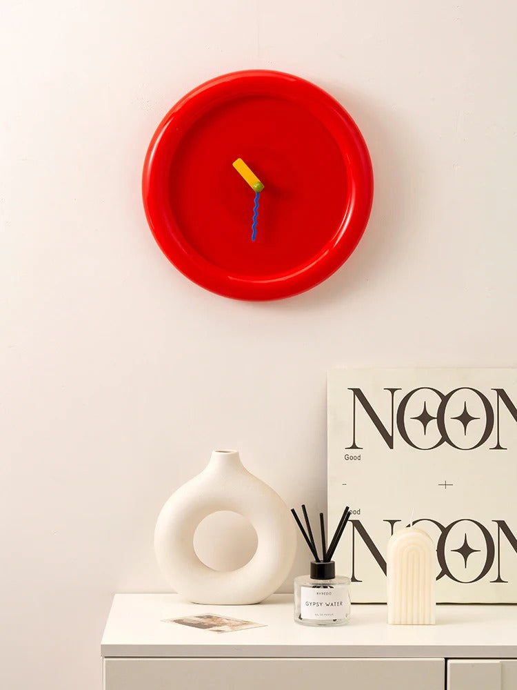 SUENTA Wanduhr Stille Bewegung Kein Ticken Modernes 3D Design
