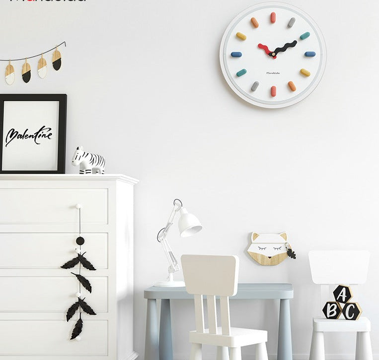 SUENTA Wanduhr Stille Bewegung Minimalistisches 3D-Design Raumdeko