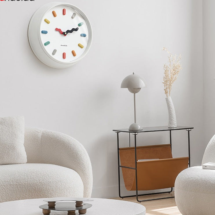 SUENTA Wanduhr Stille Bewegung Minimalistisches 3D-Design Raumdeko