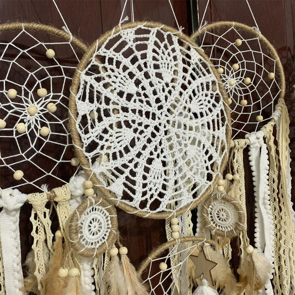 SUENTA Wandbehang Traumfänger Boho Makramee Mehrteilig Farbdekor