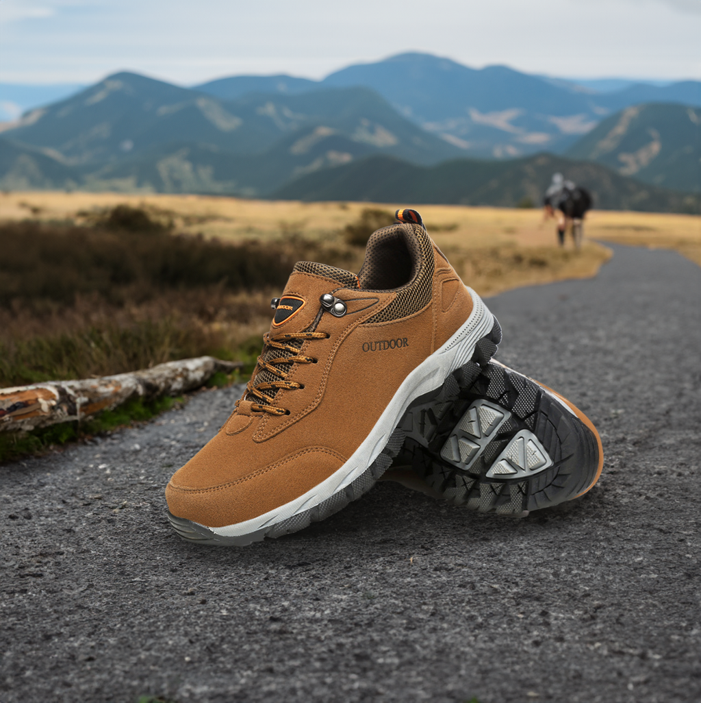 SUENTA Wander Schuhe für Herren Schnürschuhe Profilierte Sohle - Laufschuhe