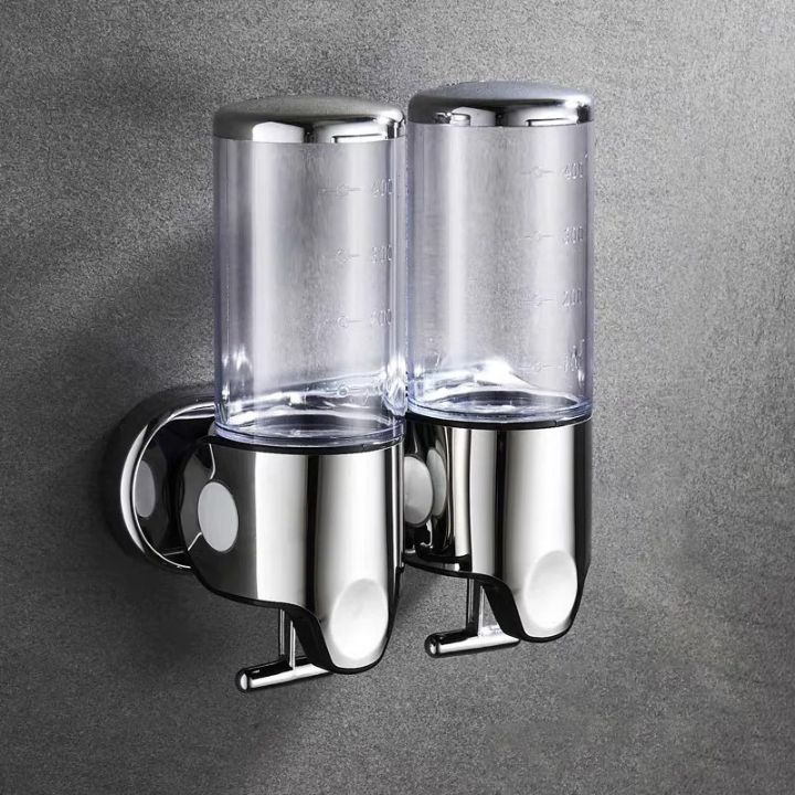 SUENTA Wandmontierter Seifenspender Für Luxuriöses Badezimmer Transparent 2 Stück