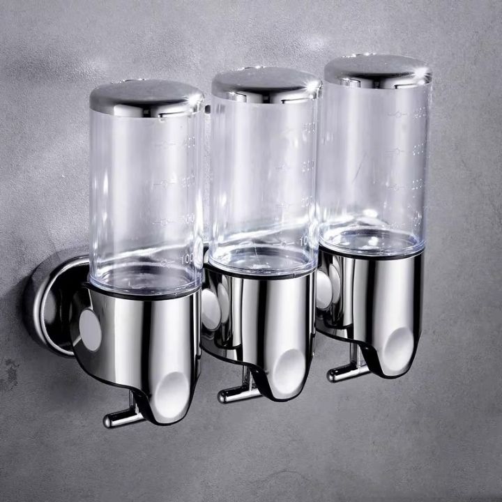 SUENTA Wandmontierter Seifenspender Für Luxuriöses Badezimmer Transparent 3 Stück