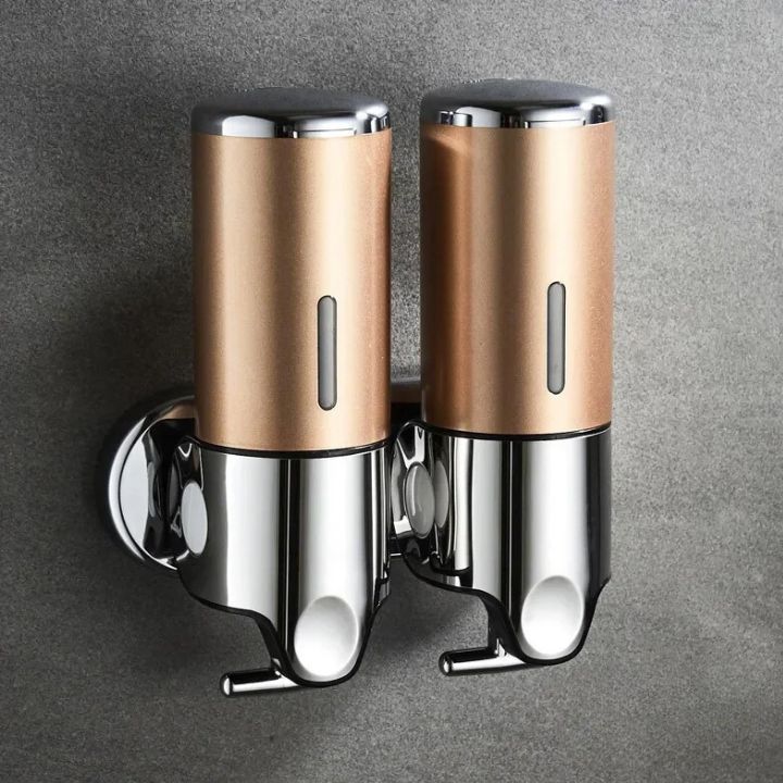 SUENTA Wandmontierter Seifenspender Für Luxuriöses Badezimmer Gold 2 Stück