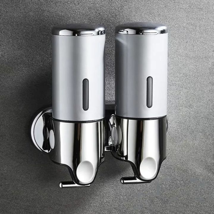 SUENTA Wandmontierter Seifenspender Für Luxuriöses Badezimmer Silber 2 Stück