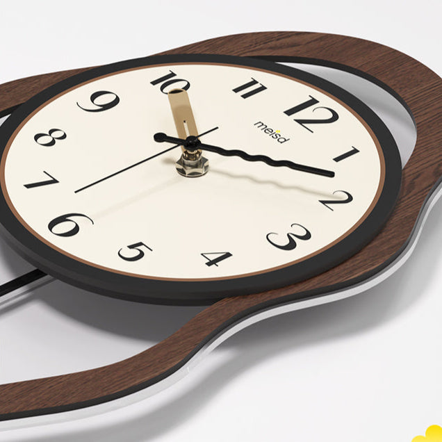 SUENTA Wanduhr Retro-moderne Geräuschlosen Betrieb Ruhige Umgebung