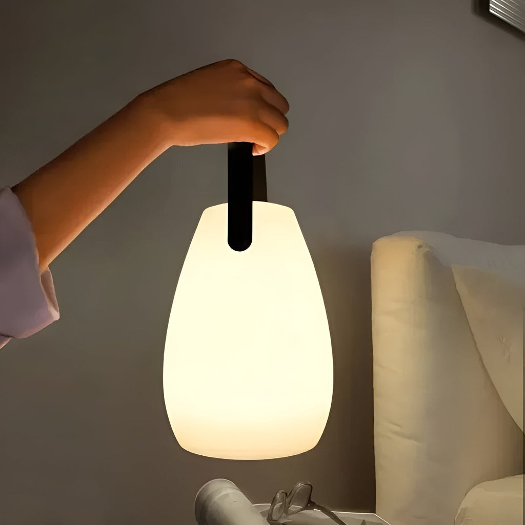 SUENTA Wasserdichte Drahtlose LED Tischlampe Innen Und Außen 16 Farben Einstellbar