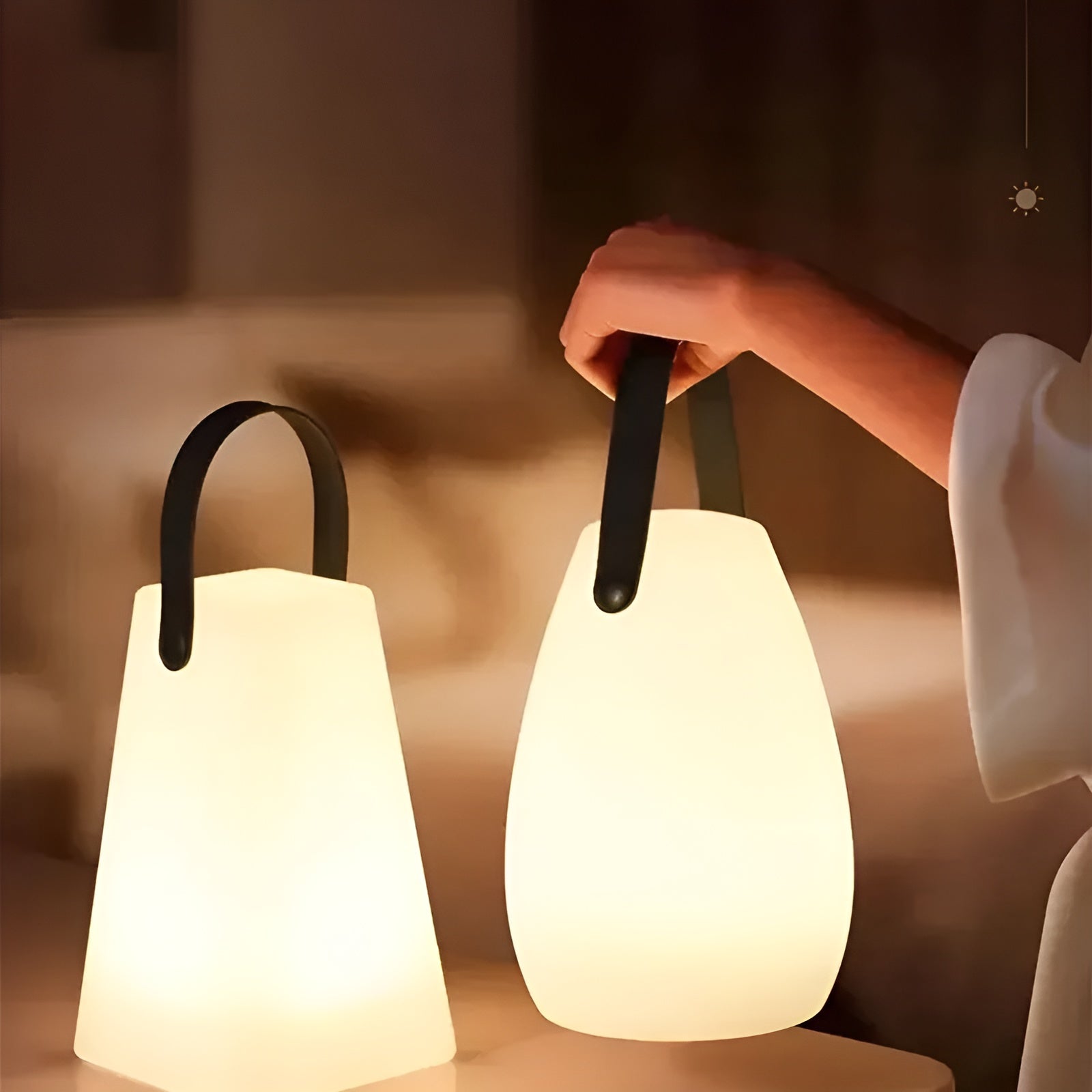 SUENTA Wasserdichte Drahtlose LED Tischlampe für Innen & Außen - Lumora