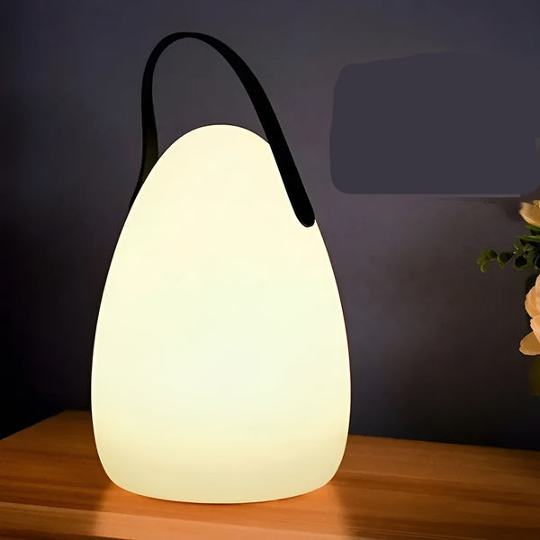 SUENTA Wasserdichte Drahtlose LED Tischlampe Innen Und Außen 16 Farben Einstellbar