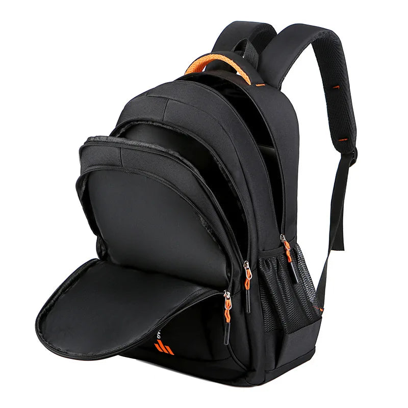 SUENTA Wasserdichter Oxford Rucksack Für Herren Mit Reißverschluss