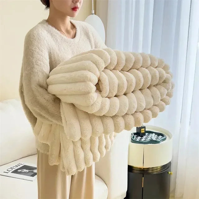 SUENTA Weiche Plüsch-Maxi-Decke - LuxuraWrap