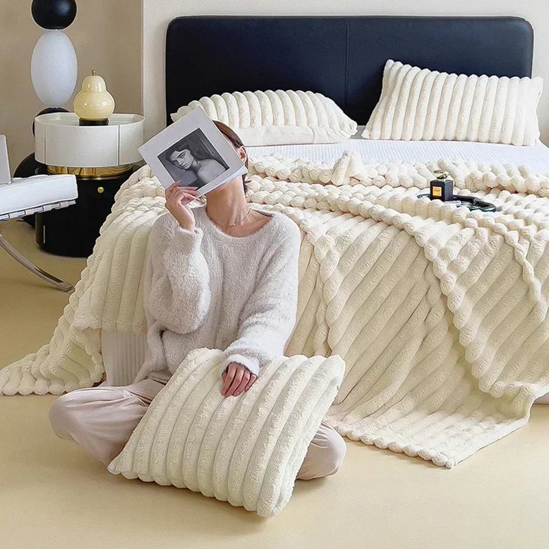 SUENTA Weiche Plüsch-Maxi-Decke - LuxuraWrap