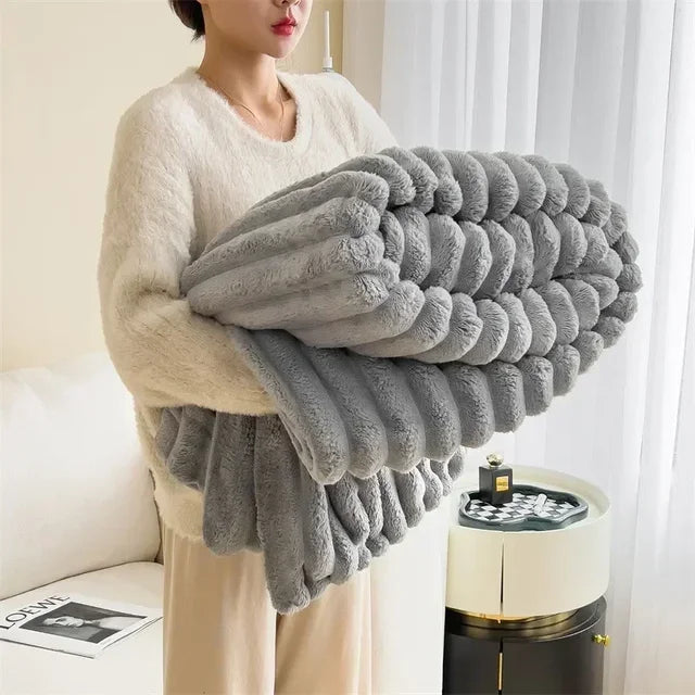 SUENTA Weiche Plüsch-Maxi-Decke - LuxuraWrap