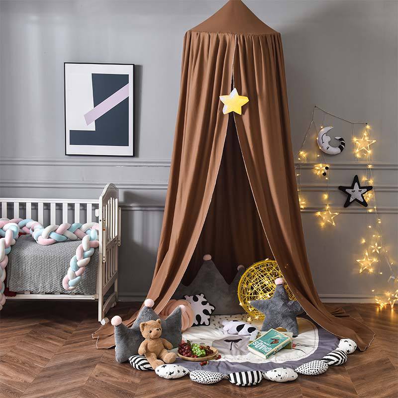 SUENTA Weiches Hängedach Für Kinderzimmer Traumhafter Rückzugsort Leichter Kaffee