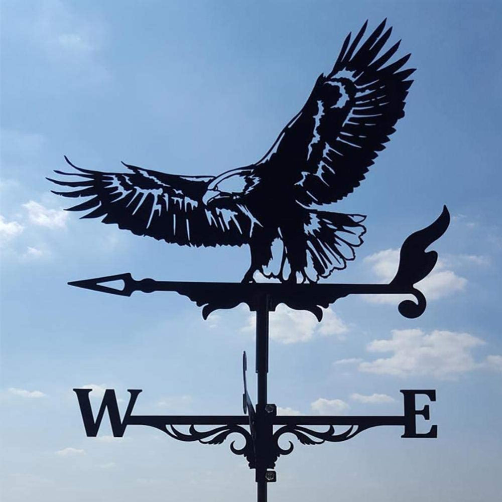 SUENTA Wetterfahne Gartendekoration Aus Metall Windanzeiger Adler