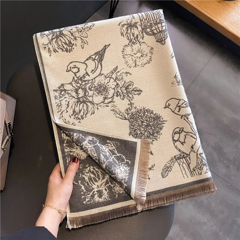 SUENTA Kaschmir Schal Pashmina Decke Zarte Atmungsaktiv Weich