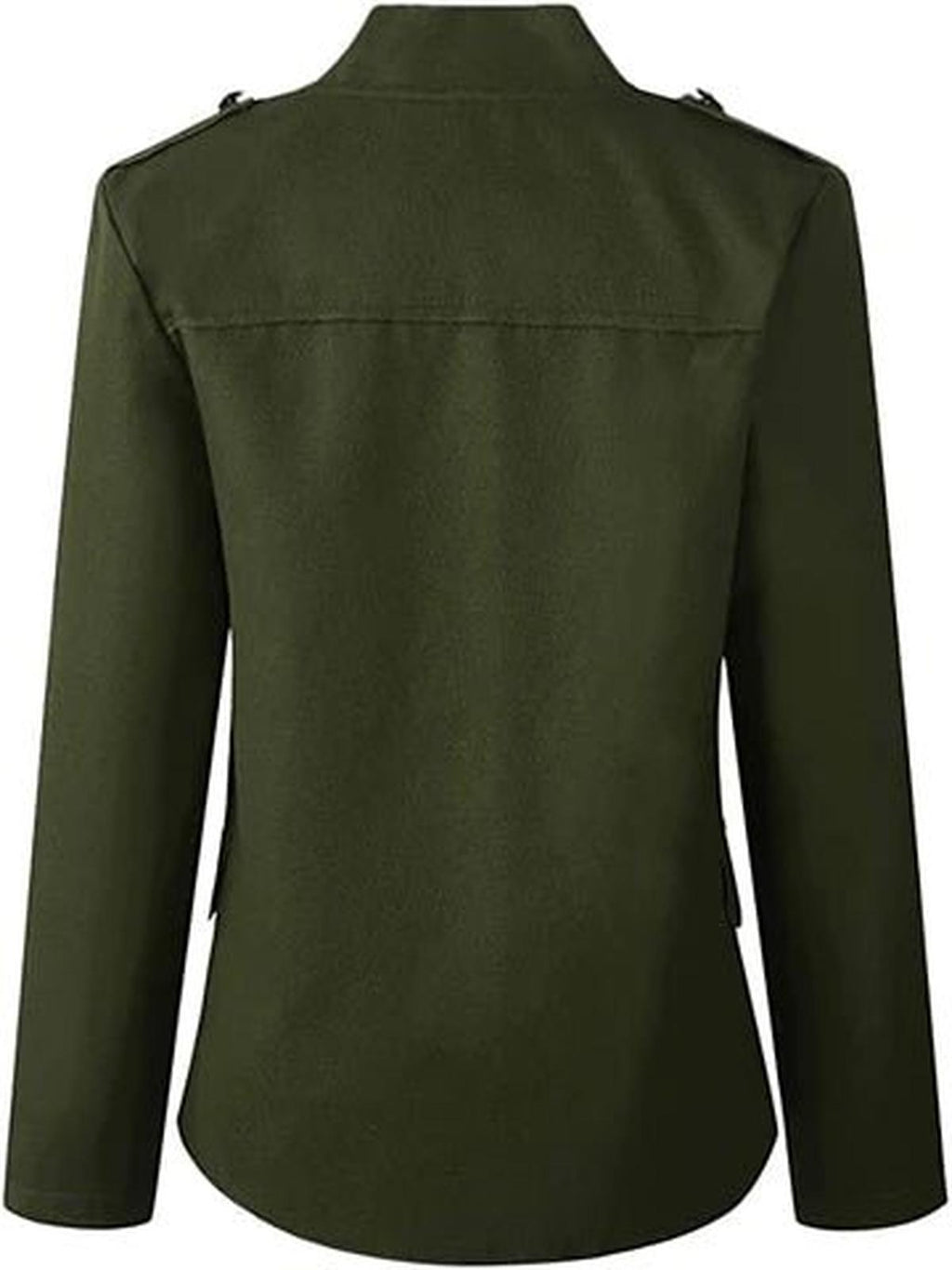Flōre | Damen Lässige Kurze Jacke mit Knopfleiste vorne