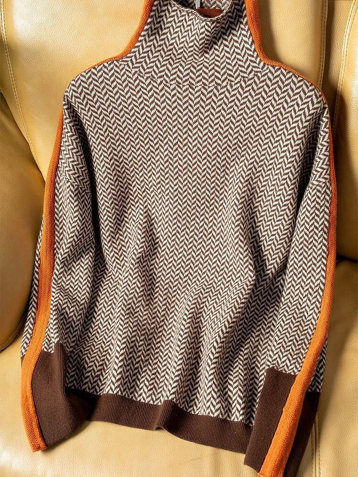 SUENTA Damen Rollkragenpullover Aus Kaschmir Stilvoller Komfort