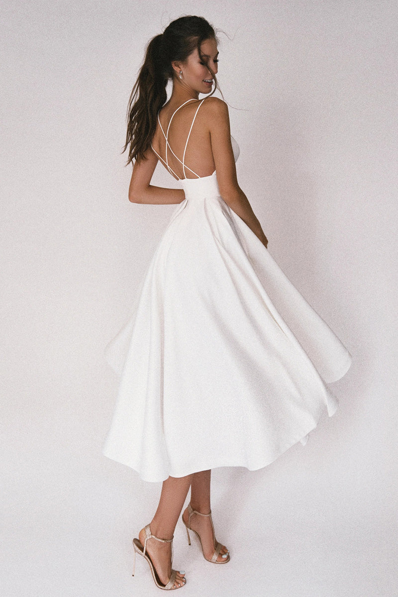 SUENTA Damen Festliches Abendkleid - Mit V-Ausschnitt für Gala
