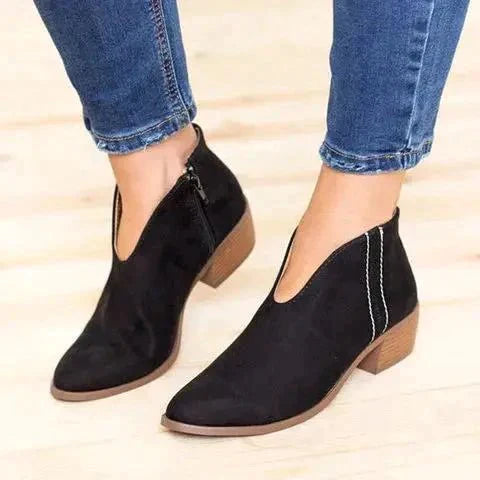 SUENTA Múse Damen Stiefeletten - Stilvoll, Bequem und Vielseitig Schwarz