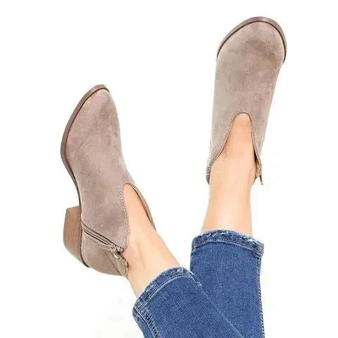 SUENTA Múse Damen Stiefeletten - Stilvoll, Bequem und Vielseitig Grau