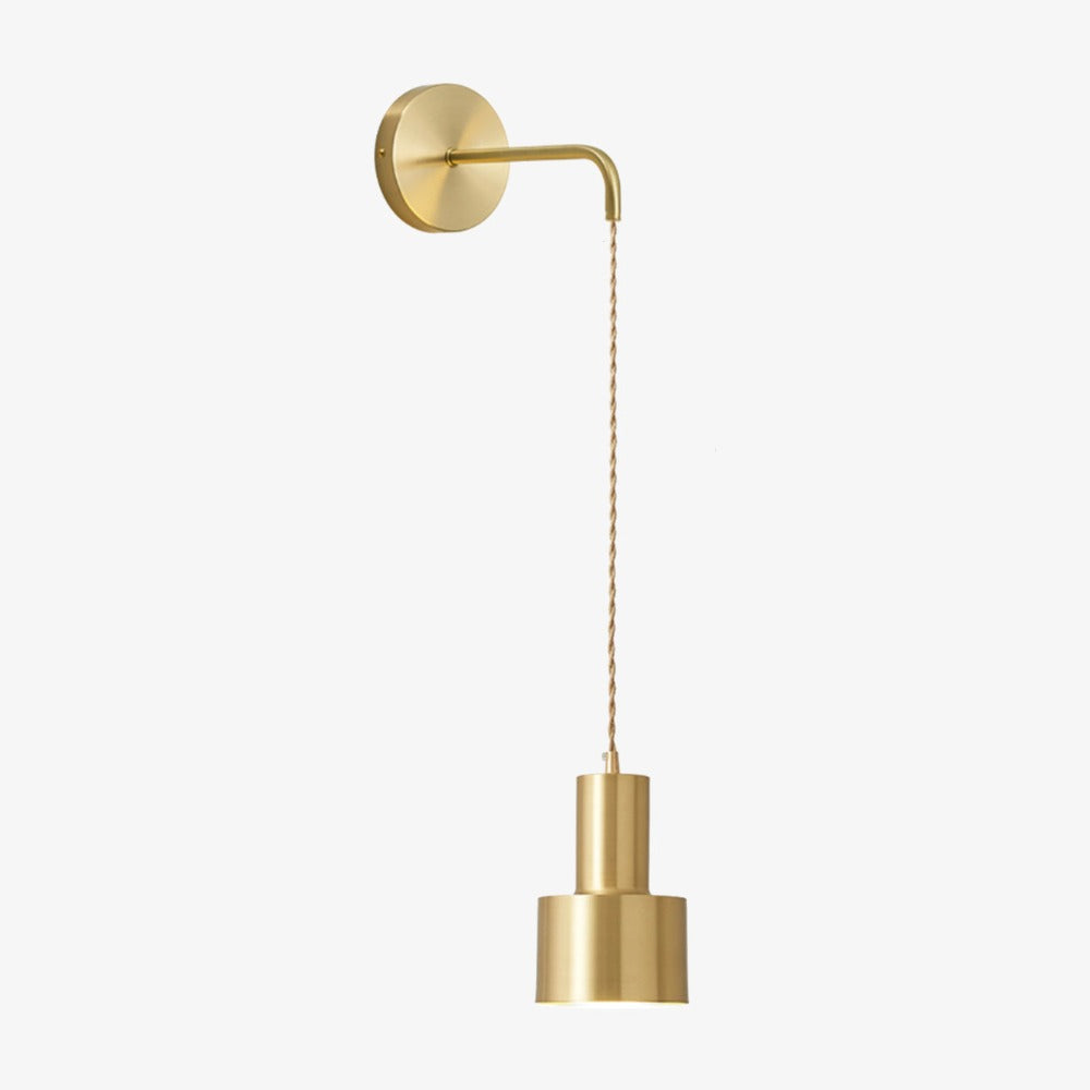 SUENTA Wandlampe In Gold Mit Hängeleuchte Goldenen Farbe Lesen