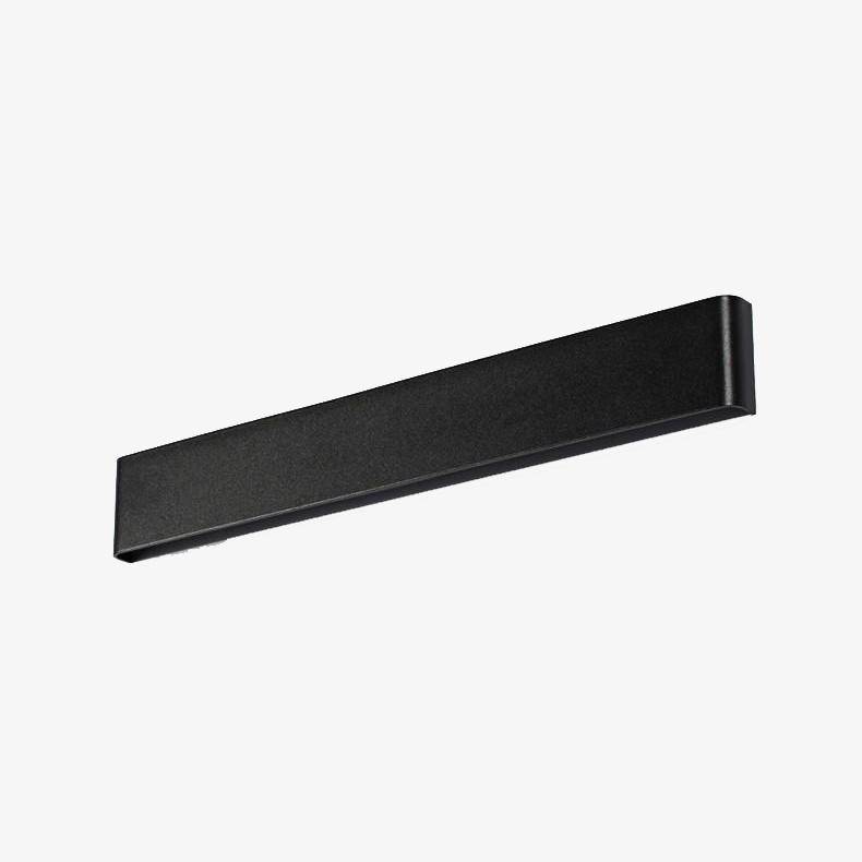 SUENTA Wandapplique aus Aluminium mit LED Schlichten Designs Schwarz
