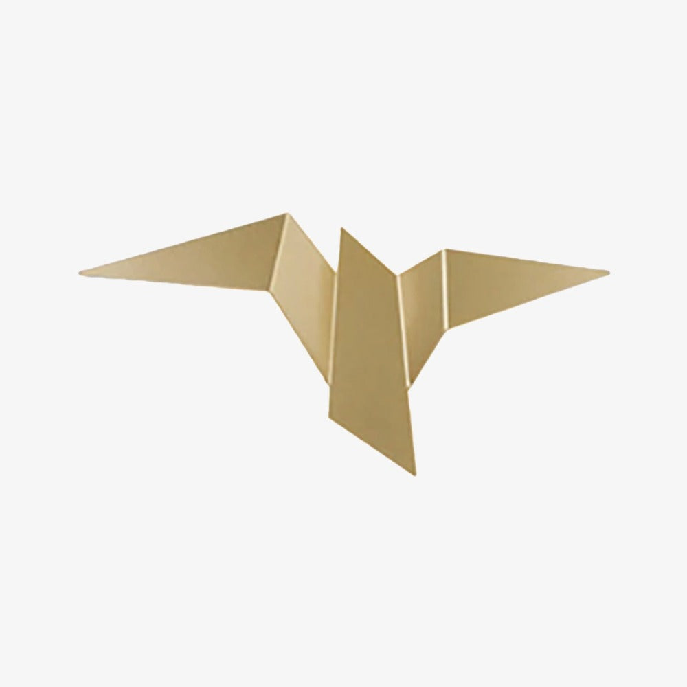 SUENTA Led-Wandlampe Vogel Im Origami-Stil Naila Moderne.. Gold