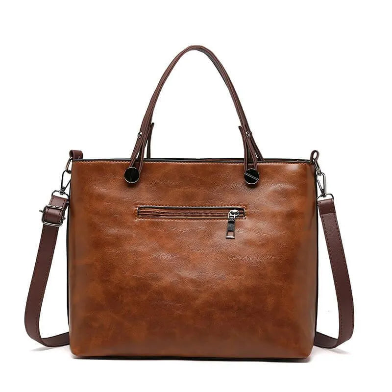 SUENTA Damen Tasche Im Vintage-Stil Retro-Look Material Qualität