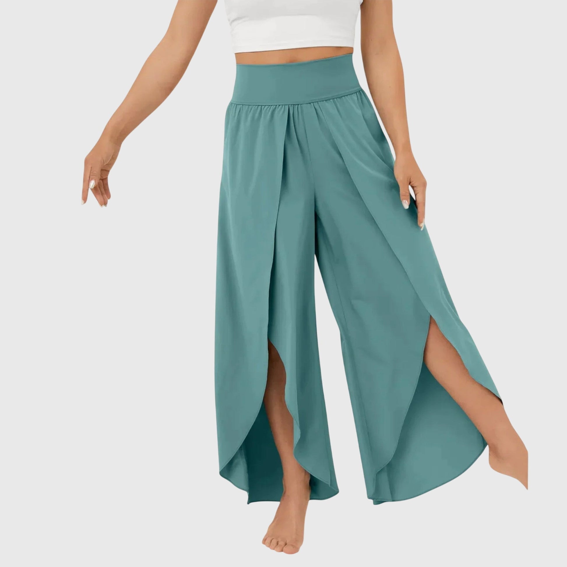 Tasana | Dámské široké boho kalhoty s rozparky