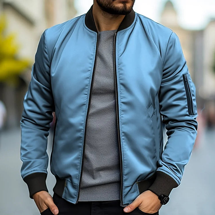 SUENTA Bomberjacke Trendige Bomberjacke für Herren Cool aussehen