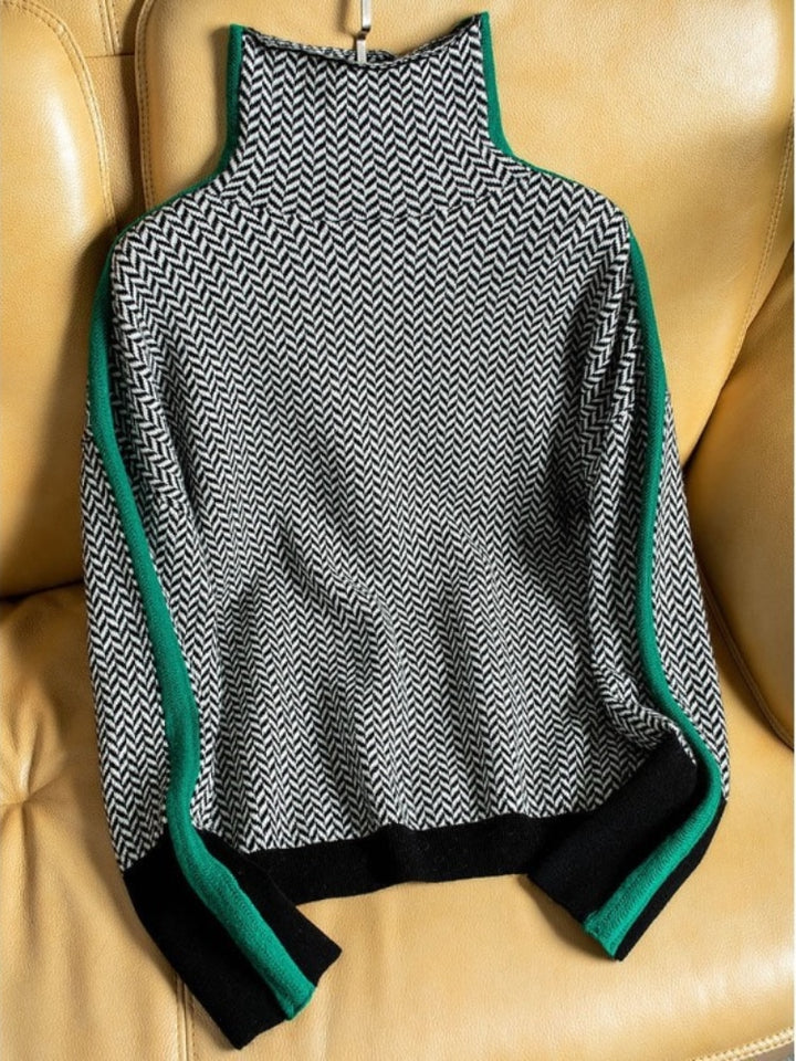 SUENTA Damen Rollkragenpullover Aus Kaschmir Stilvoller Komfort